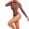 High Neck Long Sleeve Bodysuit | Seamless Thong AU | Nyx