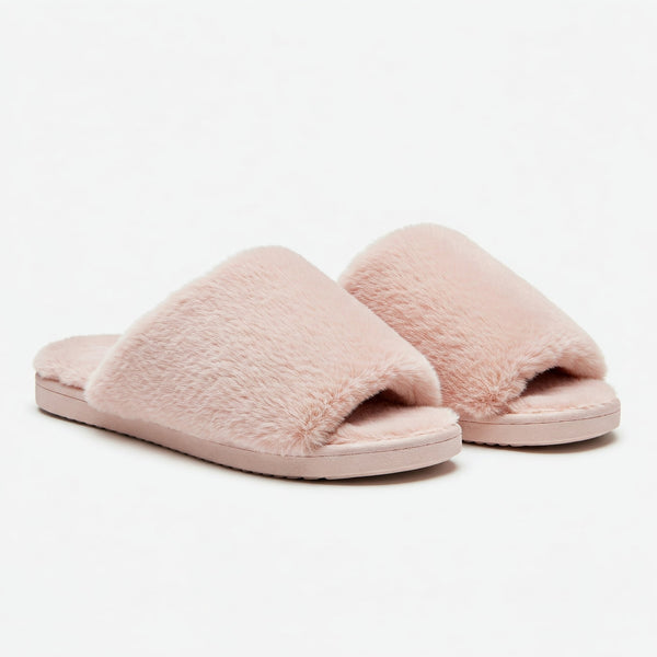 FAUX FUR SLIPPERS