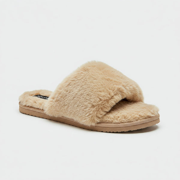 FAUX FUR SLIPPERS