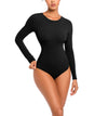 High Neck Long Sleeve Bodysuit | Seamless Thong AU | Nyx