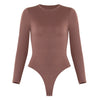 High Neck Long Sleeve Bodysuit | Seamless Thong AU | Nyx