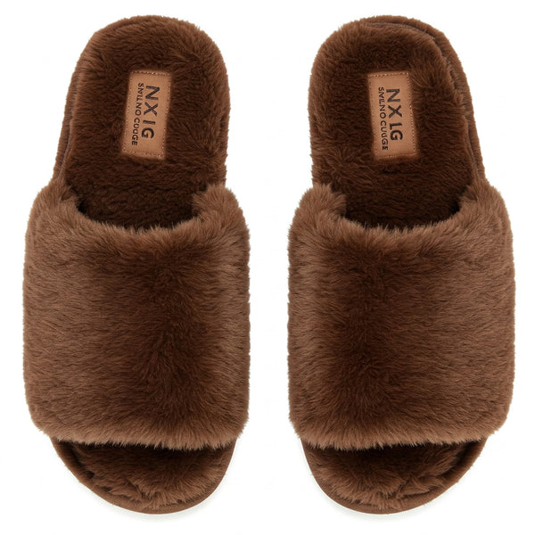 FAUX FUR SLIPPERS